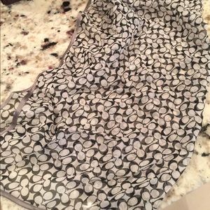 Coach bag scarf